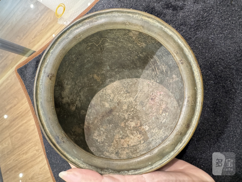 清 铜阿拉伯文三足鬲式炉 - 图12